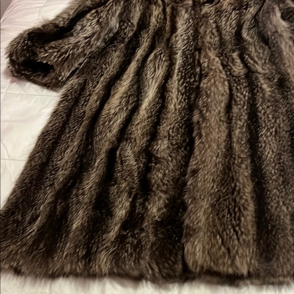 Gray and Black Teddy Jacket with Plush Texture and Full-Length Sleeves - Picture 3 of 15